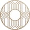 Ekena Millwork Empire Wood Fretwork Pierced Ceiling Medallion, Red Oak, 38"OD x 13 7/8"ID x 3/8"T CMWP38X38X0375EPRO - alternate 1